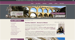 Desktop Screenshot of gaborit-avocat.com